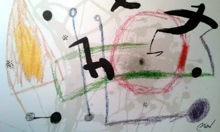 Lithographie Miró - MARAVILLAS CON VARIACIONES ACROSTICAS