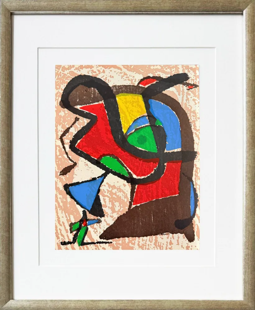 Holzschnitt Miró - Miro Engraver IV