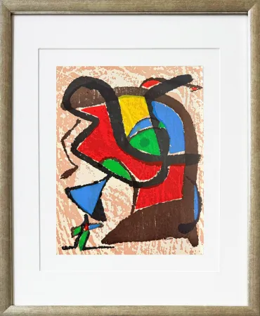 Holzschnitt Miró - Miro Engraver IV