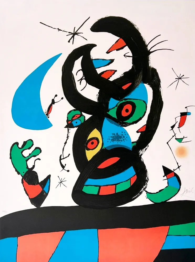 Lithographie Miró - Montroig I 