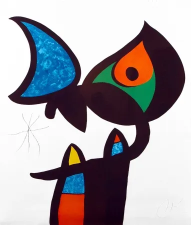 Radierung Und Aquatinta Miró - Plate VI from Espriu – Miró