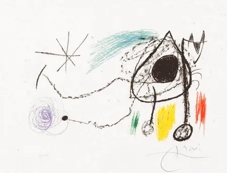Lithographie Miró - Sobreteixims i escultures (Textiles and Sculptures), 1972