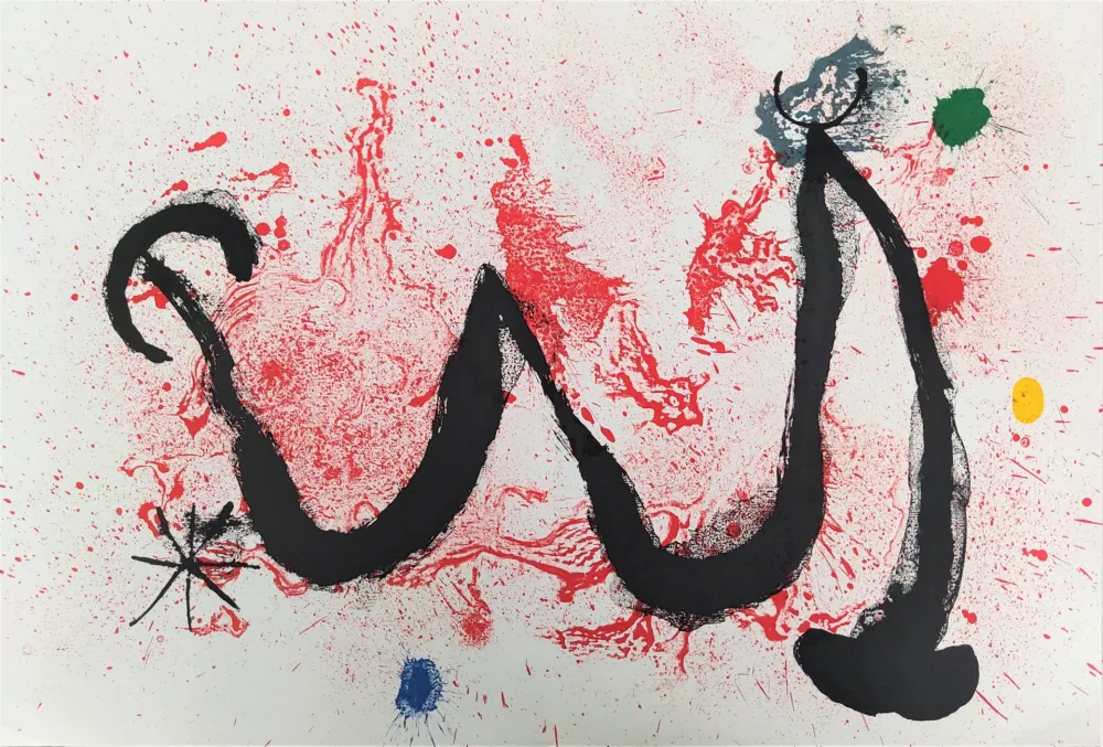 Lithographie Miró - The Fire Dance