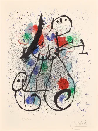 Lithographie Miró - Toute nuit désormais (Every Night from Now On)