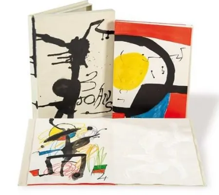 Illustriertes Buch Miró - Tres Joans. (With Etching)