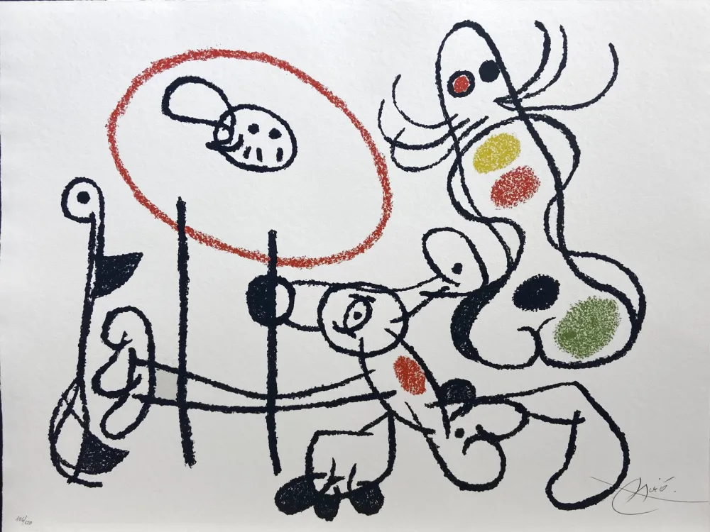 Lithographie Miró - UBU ON THE BALEARIC ISLANDS