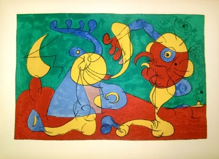 Lithographie Miró - Ubu Roi