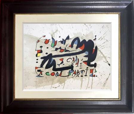 Lithographie Miró - Un Cami Compartit