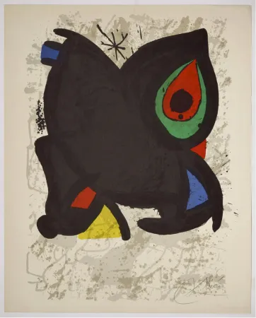 Lithographie Miró - Untitled