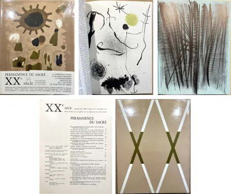 Illustriertes Buch Miró - XXe Siècle (Nouvelle série). XXVI Année. N°24. Permanence du Sacré. Déc. 1964 (Miro, Hartung)