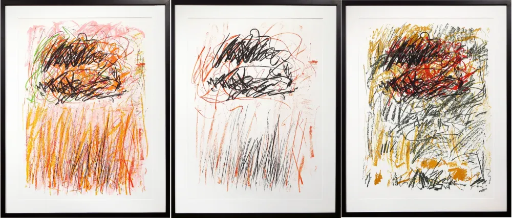 Lithographie Mitchell - Flowers I-III from Bedford Series