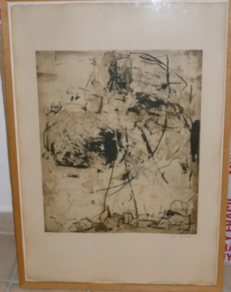 Radierung Und Aquatinta Mitchell - SUNFLOWERS 6