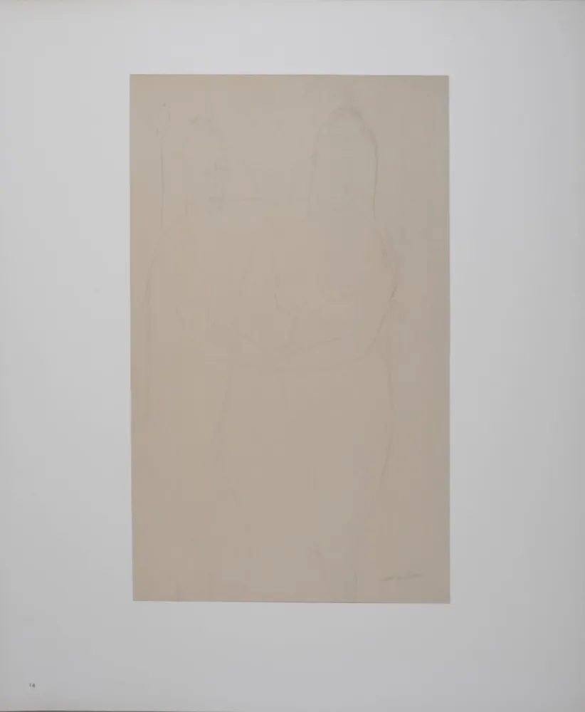 Lithographie Modigliani - Adam and Eve