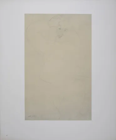 Lithographie Modigliani - Figure of Man Dancing