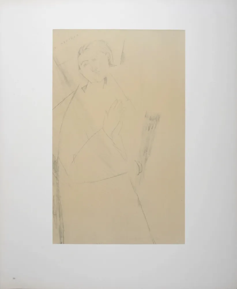 Lithographie Modigliani - The Novice