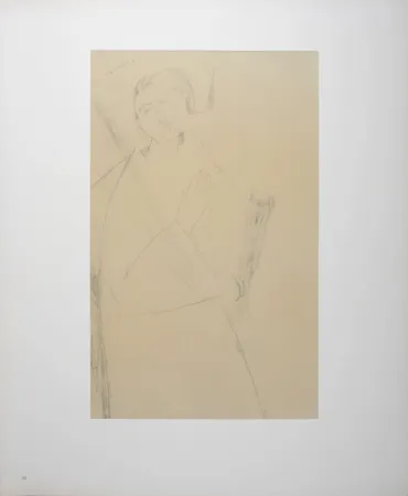 Lithographie Modigliani - The Novice