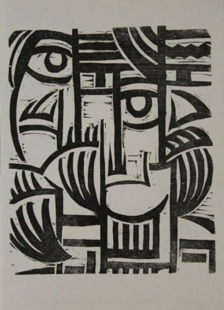 Holzschnitt Möller - Lauter Pläne und Pläne