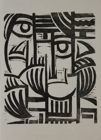 Holzschnitt Möller - Lauter Pläne und Pläne