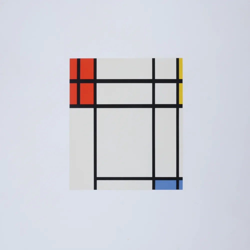 Siebdruck Mondrian - Composition in Blue, Yellow and Red, 1967