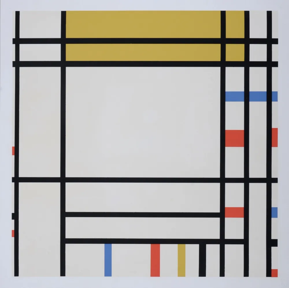 Siebdruck Mondrian - Place de la Concorde, 1967