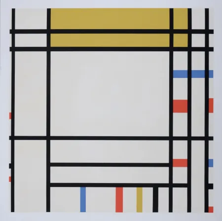 Siebdruck Mondrian - Place de la Concorde, 1967