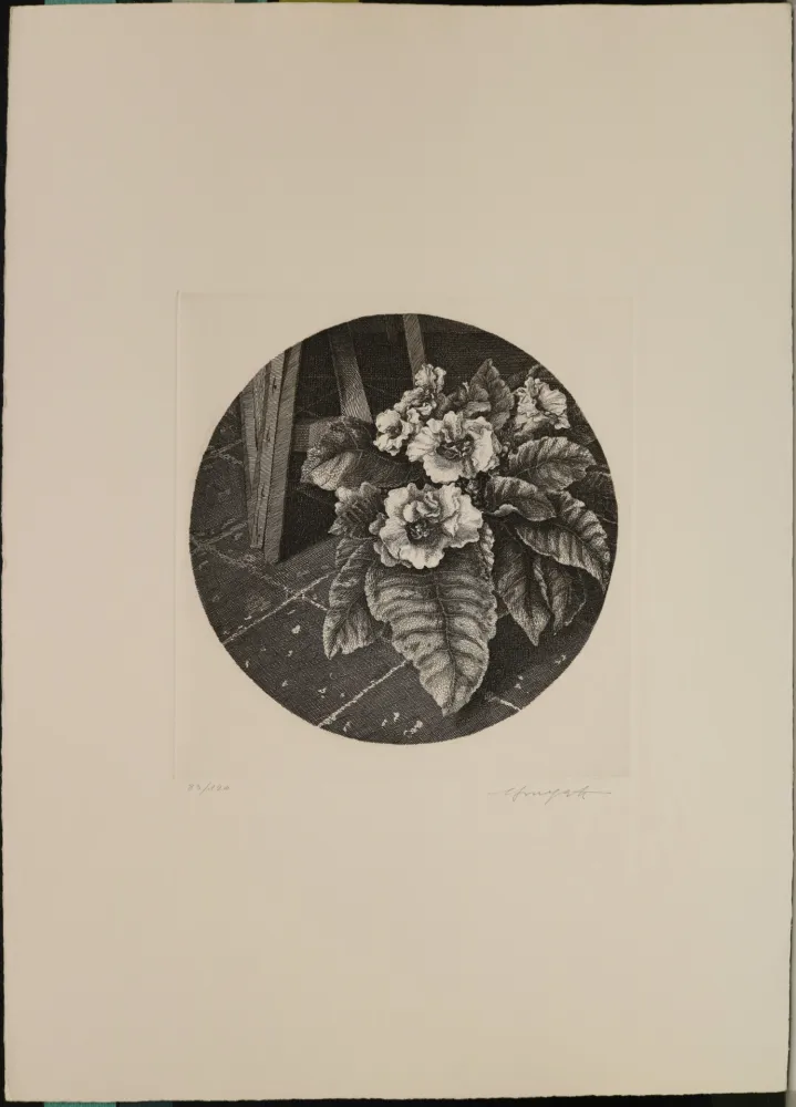 Radierung Mongatti - Natura morta