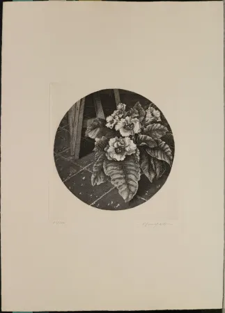 Radierung Mongatti - Natura morta