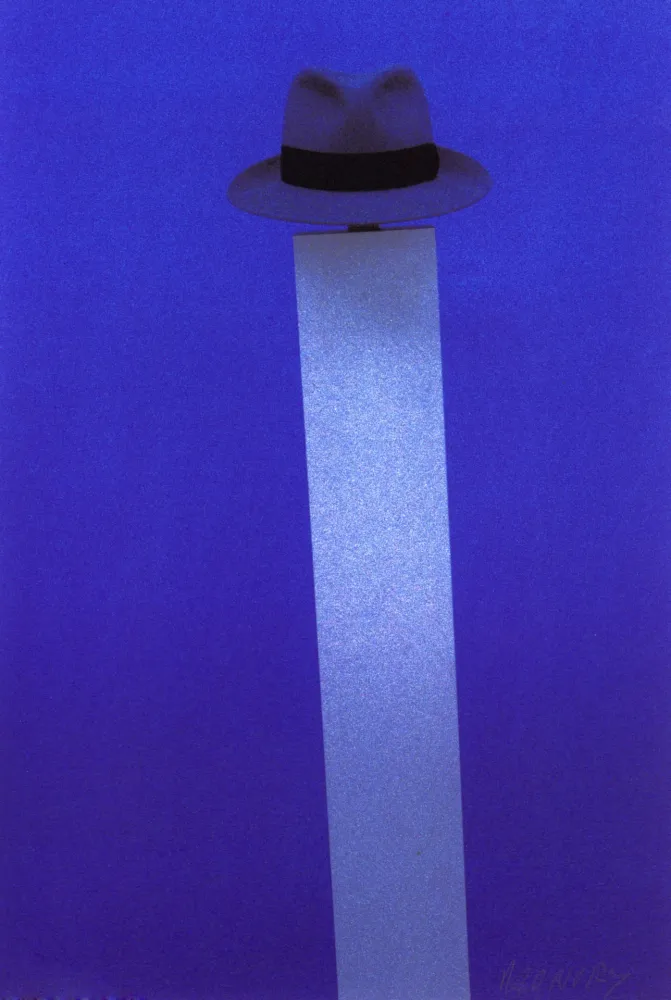 Siebdruck Monory - Autoportrait