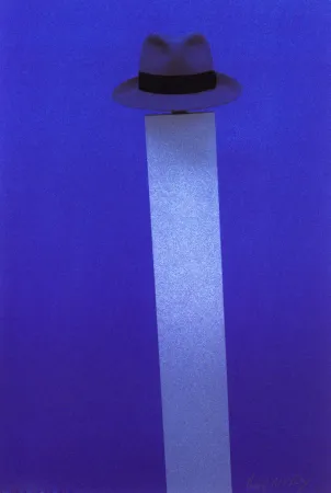 Siebdruck Monory - Autoportrait