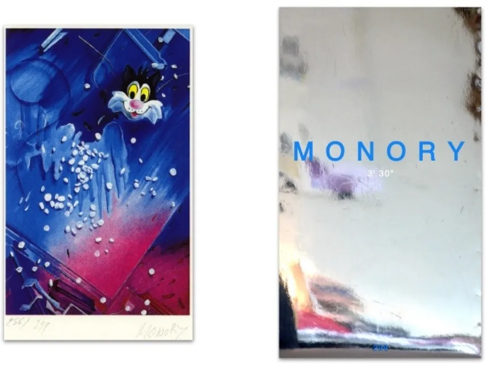 Illustriertes Buch Monory - L'art en écrit