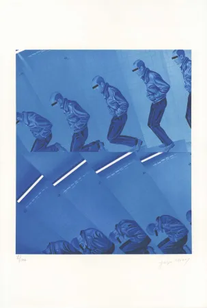 Lithographie Monory - Meurtre n°5