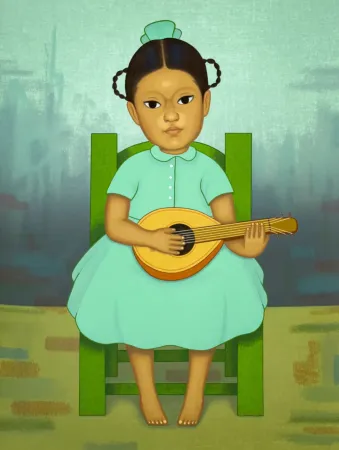 Siebdruck Montoya - Mandolina