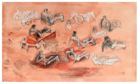 Multiple Moore - Reclining Figures