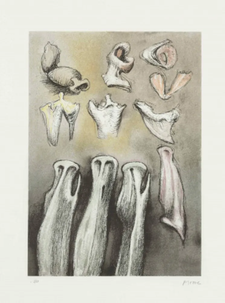 Lithographie Moore - Three Sisters (C. 621)