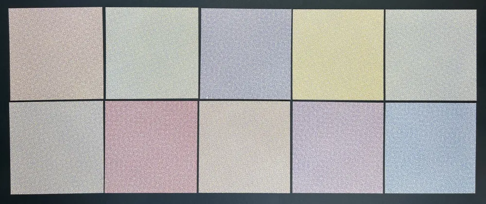 Siebdruck Morellet - 10 color serigraphs ( complete folder )