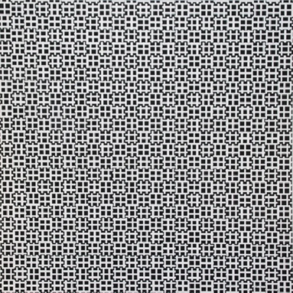 Siebdruck Morellet - 2 trames de tirets-négatif