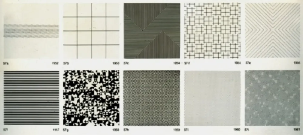 Siebdruck Morellet - Untitled