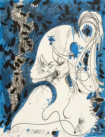 Illustriertes Buch Moretti - La Rue Saint-Denis. 