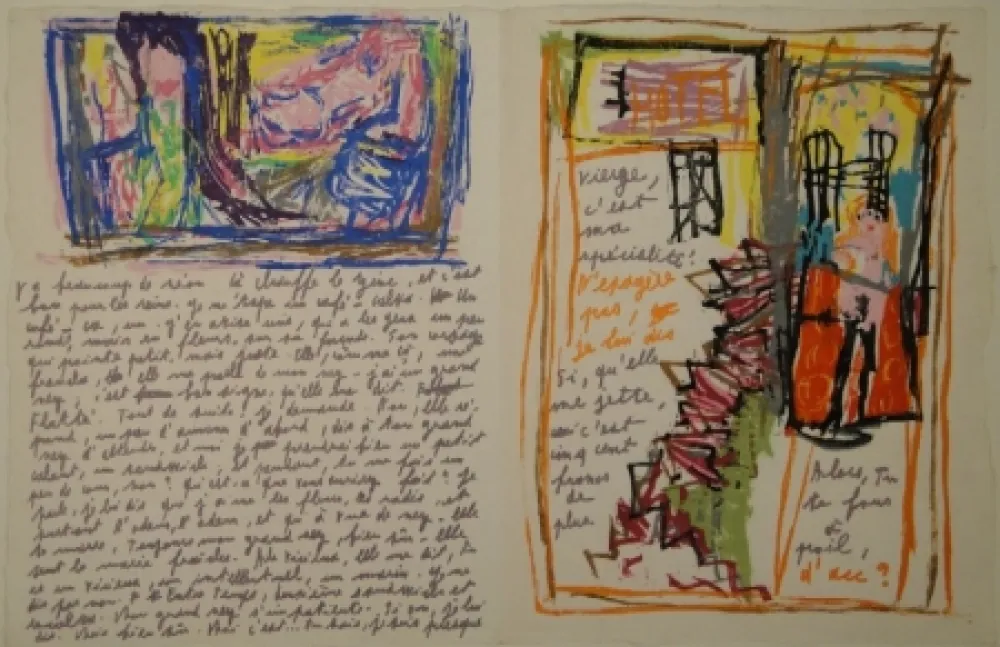 Holzschnitt Moser - L'Heure du Goémon.