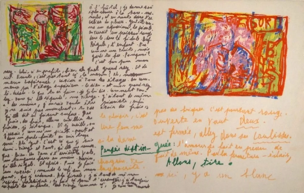 Holzschnitt Moser - Personnages