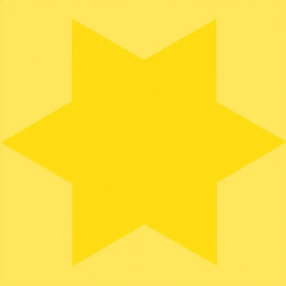 Siebdruck Mosset - Etoile jaune