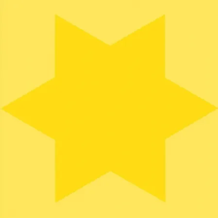 Siebdruck Mosset - Etoile jaune