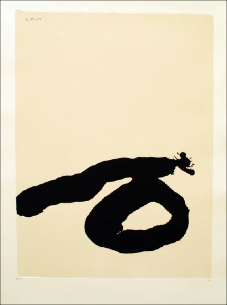 Siebdruck Motherwell - Africa Suite: Africa 7