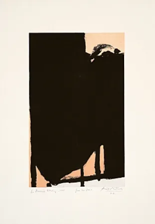 Radierung Und Aquatinta Motherwell - Elegy Fragment II