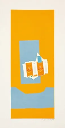 Lithographie Motherwell - Harvest, with Blue Shadow