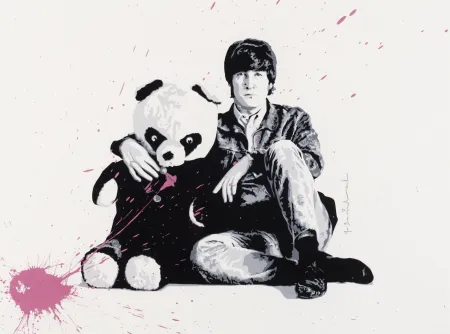 Siebdruck Mr Brainwash - All you need is love