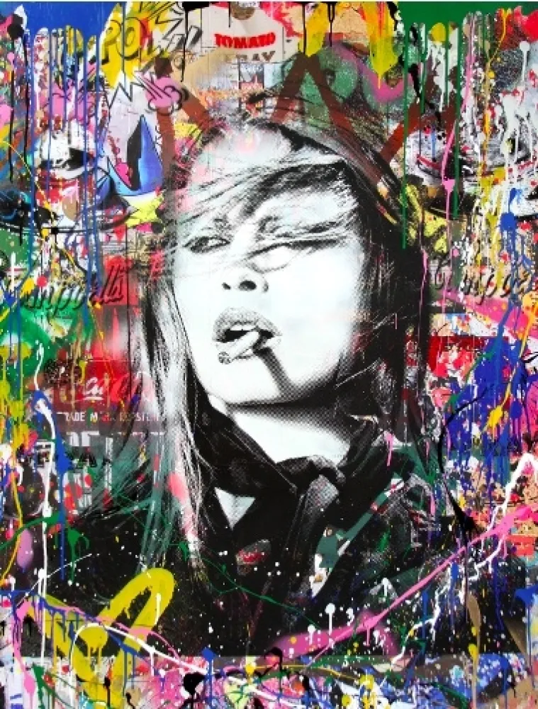 Siebdruck Mr Brainwash - Brigitte Bardot, 2018 