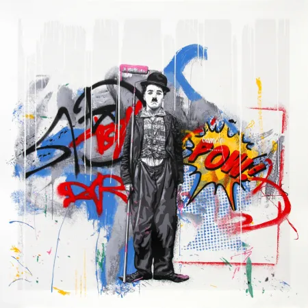 Siebdruck Mr. Brainwash - GOLD RUSH
