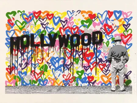 Siebdruck Mr. Brainwash - Hollywood