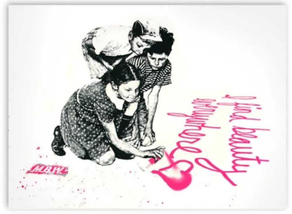 Siebdruck Mr. Brainwash - I Find Beauty Everywhere